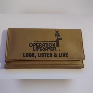 Vintage Operation Lifesaver, Railroad Safety Sewing Kit,Personal Care Kit
